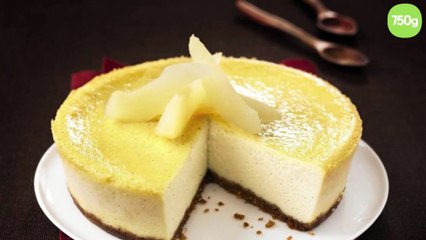 Cheese-cake à la poire