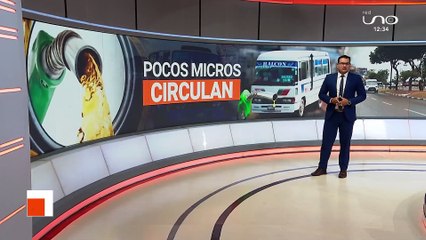 Sólo trabaja el 50% de micros en Santa Cruz: Persiste escasez de diésel