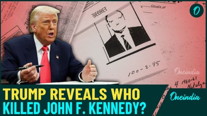 Trump’s Cryptic JFK Assassination Remark | ‘We Gave It All to…' | Trump Teases JFK Files Secrets