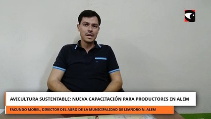 Avicultura sustentable: nueva capacitación para productores en Alem