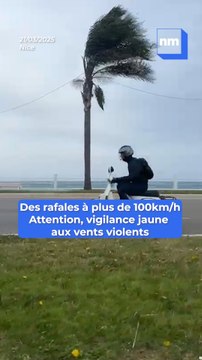 Des rafales de vent à plus de 100km/h sur la Côte d'Azur ce week-end !
