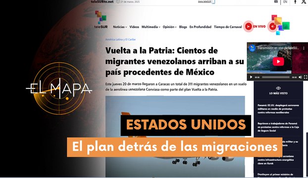Escala 21-03-25: vuelta a la patria: cientos de migrantes venezolanos arriban a su país procedentes de México