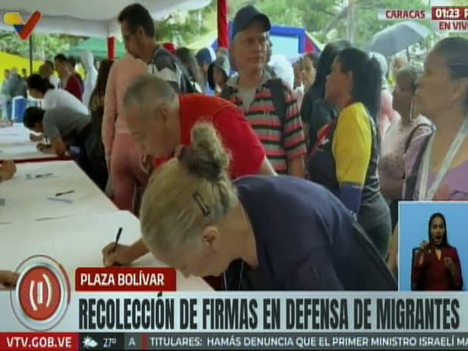 Vpdte. Sec. Ñáñez denunció actores detrás de la campaña de estigmatización contra venezolanos