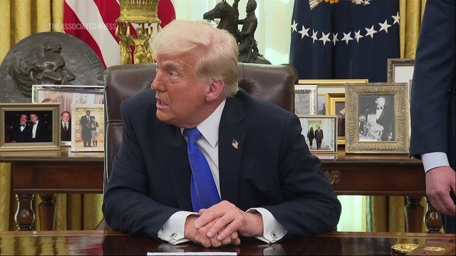 President Donald Trump says war plans should not be shared with his adviser Elon Musk