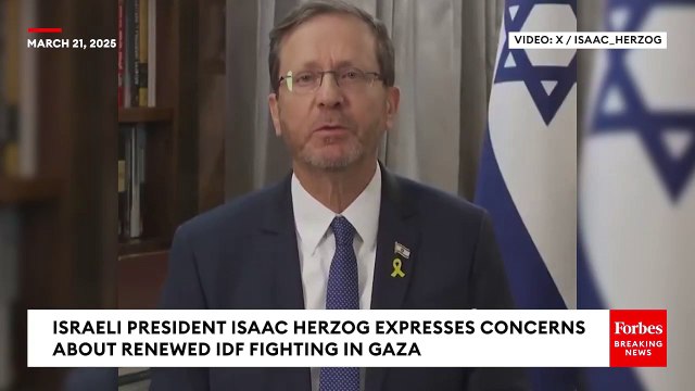 'It Is Impossible Not To Be Deeply Troubled': Israeli President Herzog Criticizes IDF Gaza Fighting