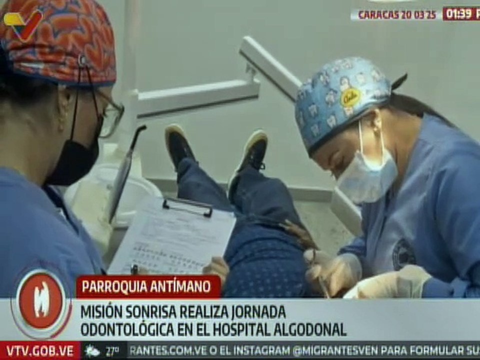 Caracas | Misión Sonrisa realizó una jornada odontológica en el Hospital Dr. José Ignacio Baldó