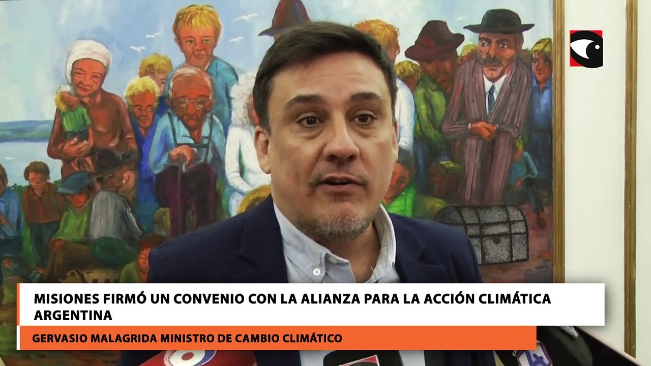 Misiones firmó un convenio con la Alianza para la Acción Climática Argentina