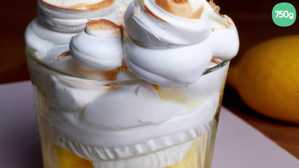 Verrine coco citron meringué