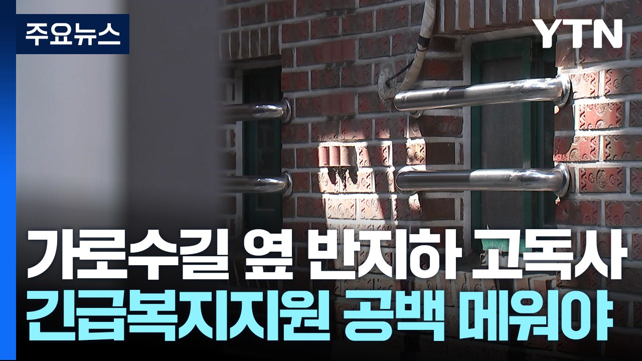 가로수길 옆 반지하 고독사..."예산 공백 메워야" / YTN