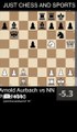 Arnold Aurbach checkmates NN with a Bishop and a Knight