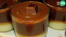 Mousse chocolat, caramel