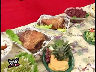 WWF Thankgiving Food Fight Moment's