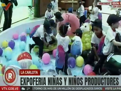 Venezuela realiza primera Expoferia Niñas y Niños Productores 2025 en La Carlota