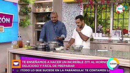 Cocinamos pasta ziti al horno con el chef Abdiel