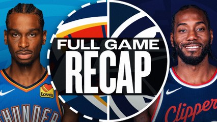 Game Recap: Thunder 103, Clippers 101