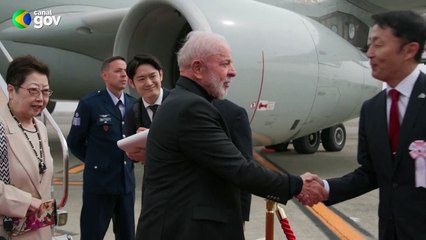 Lula chega ao Japão acompanhado por delegação de quase 100 empresários