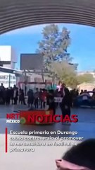 Durante el festival de primavera en Durango, una escuela primaria realizó una presentación que ha generado indignación, pues en ella se promovía la narcocultura y se celebraba la violencia y el crimen.