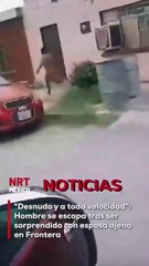 Un hombre hizo todo un sprint en la colonia Bellavista cuando el esposo de su amante lo pilló en pleno acto... ¡Y sin ropa!