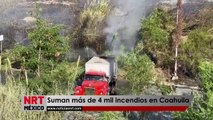 Suman más de 4 mil incendios en Coahuila