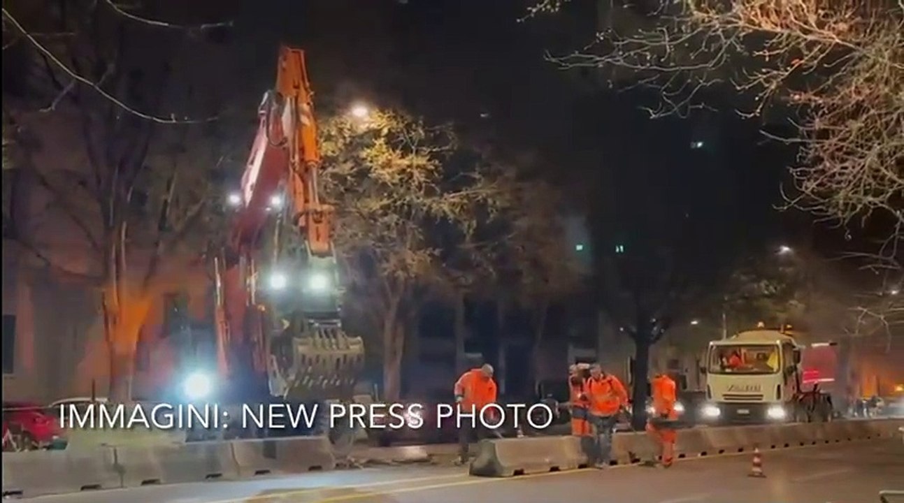 Firenze, via ai lavori della tramvia in viale Matteotti: prime operazioni del cantiere