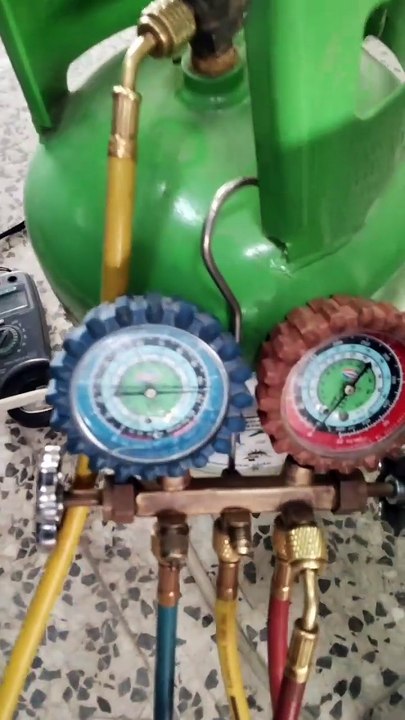 How to charge the gas in window ac and how to fix leakage in window ac how to do vacuum and gas charging process