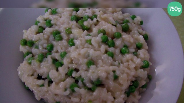 Risotto aux petits pois maison