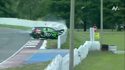 Turismo Nacional 2025 Cordoba Qualifying 2 C2 Damiani Angaramo Big Crash