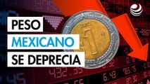 Peso se deprecia, en semana de preocupaciones por aranceles