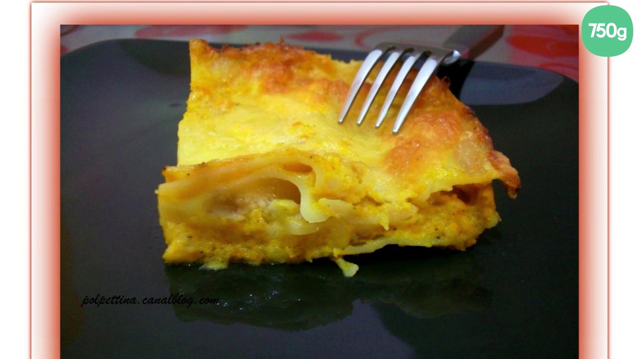 Lasagnes à la citrouille et lasagne alla zucca