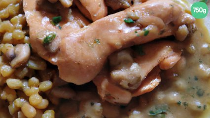 Risotto au poulet et lentilles