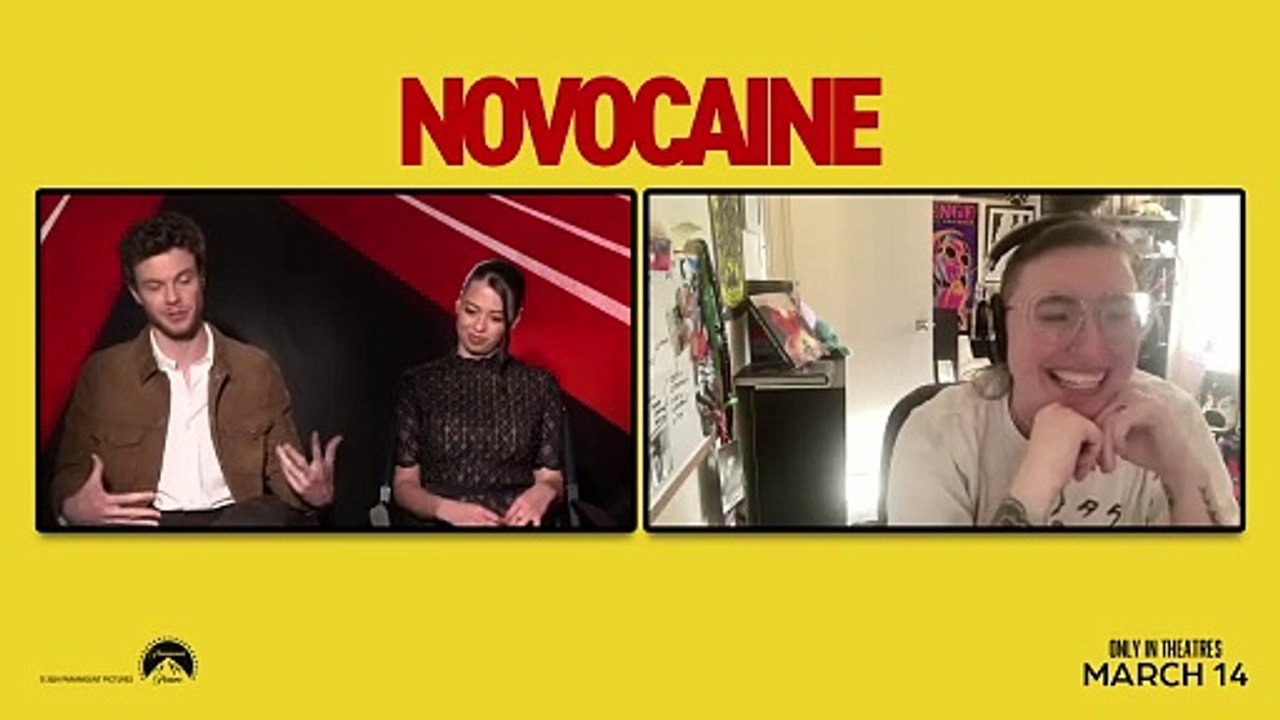 'Novocaine' Stars Jack Quaid and Amber Midthunder On Being Rising Action Icons