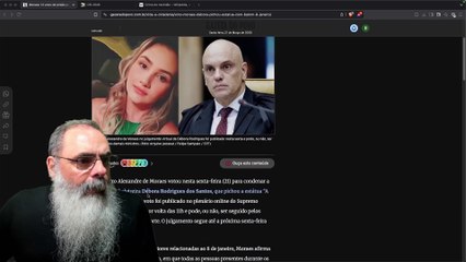 MORAES segue PADRÃO ARBITRÁRIO ANTIJURÍDICO e CONDENA a 14 ANOS mulher que RISCOU ESTÁTUA com BATOM