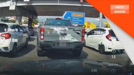 Polis kesan pemandu Ford Ranger langgar lari di Ampang