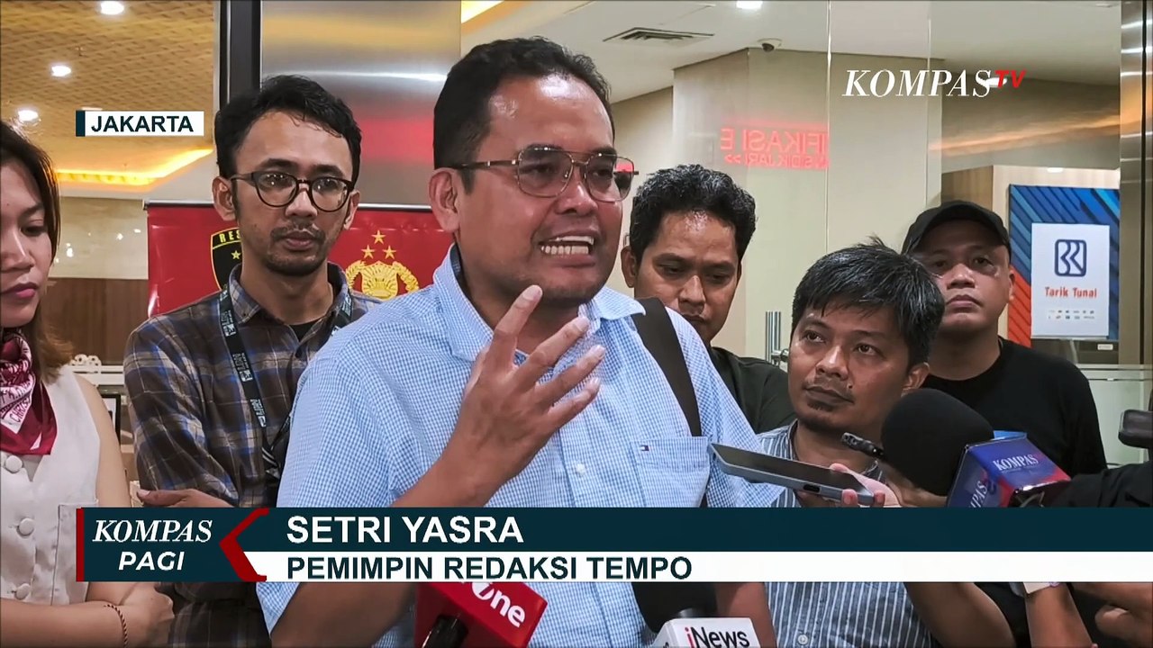 Diteror Kiriman Kepala Babi, Pemimpin Redaksi Tempo Laporkan Aksi  ke Bareskrim Polri