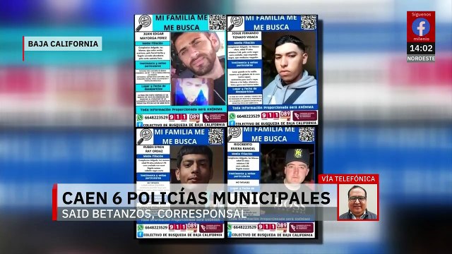 Detienen a 6 policías municipales en Ensenada, Baja California, por desaparición forzada