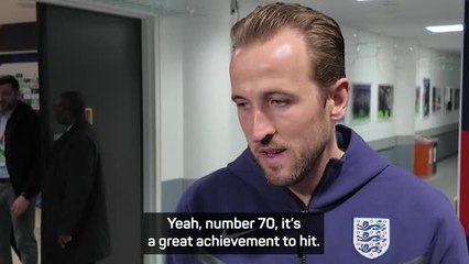 70 goals for England 'a great achievement' - Kane