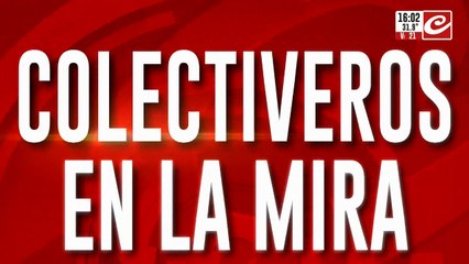 Colectiveros en la mira: brutal ataque a chofer en un robo.