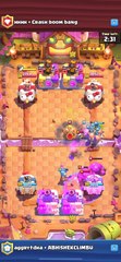 Clash Royale: 22/3 gameplay (Elixir Golem build 2v2!)