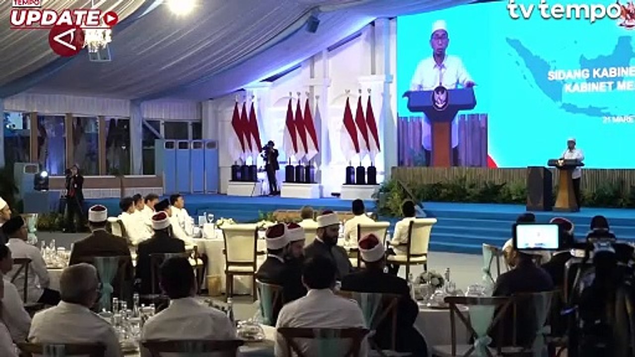 Ustadz Adi Hidayat Isi Tausiyah Buka Puasa Bersama Presiden Prabowo Subianto