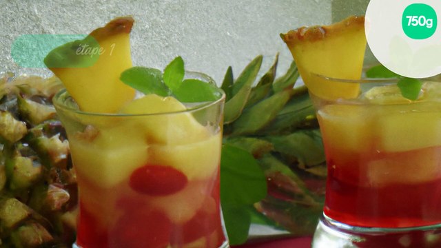 Compote ananas fraise