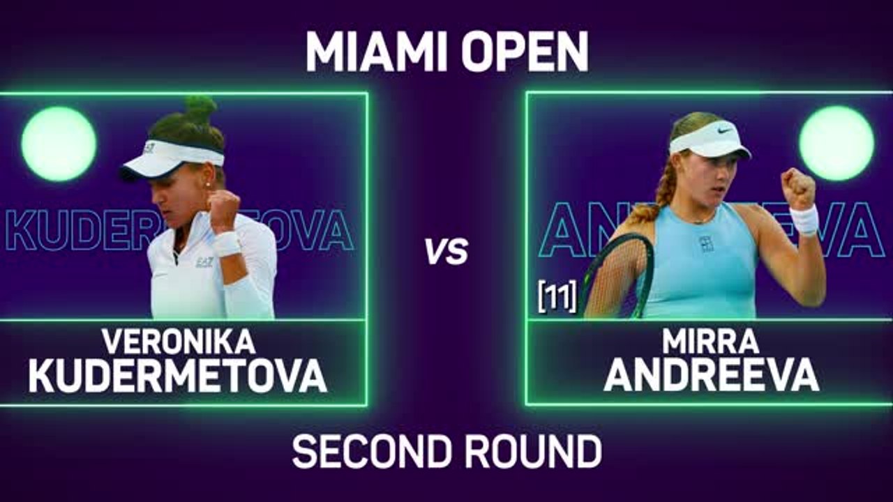 Andreeva opens Miami account with comfortable victory