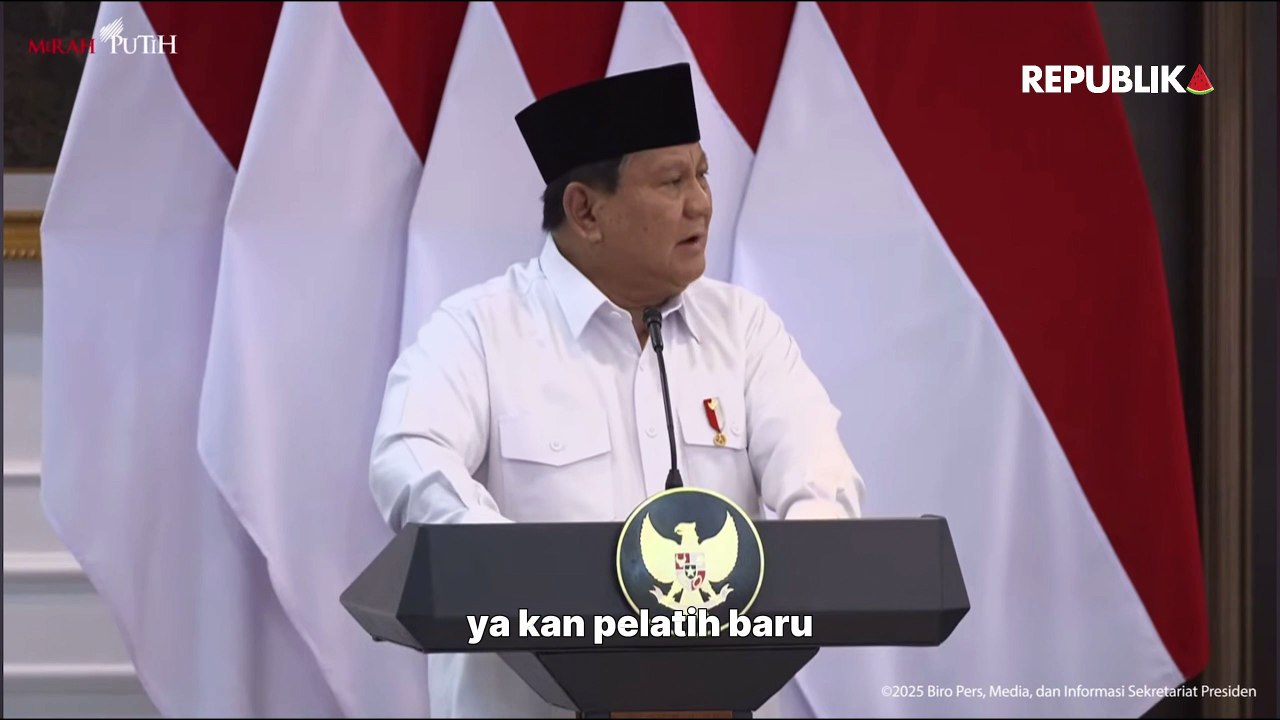 Presiden Prabowo Optimistis Timnas Indonesia Lebih Baik ke Depan