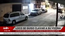 Loco intentó apuñalar su vecina en Irapuato, Guanajuato I Ciudad Desnuda