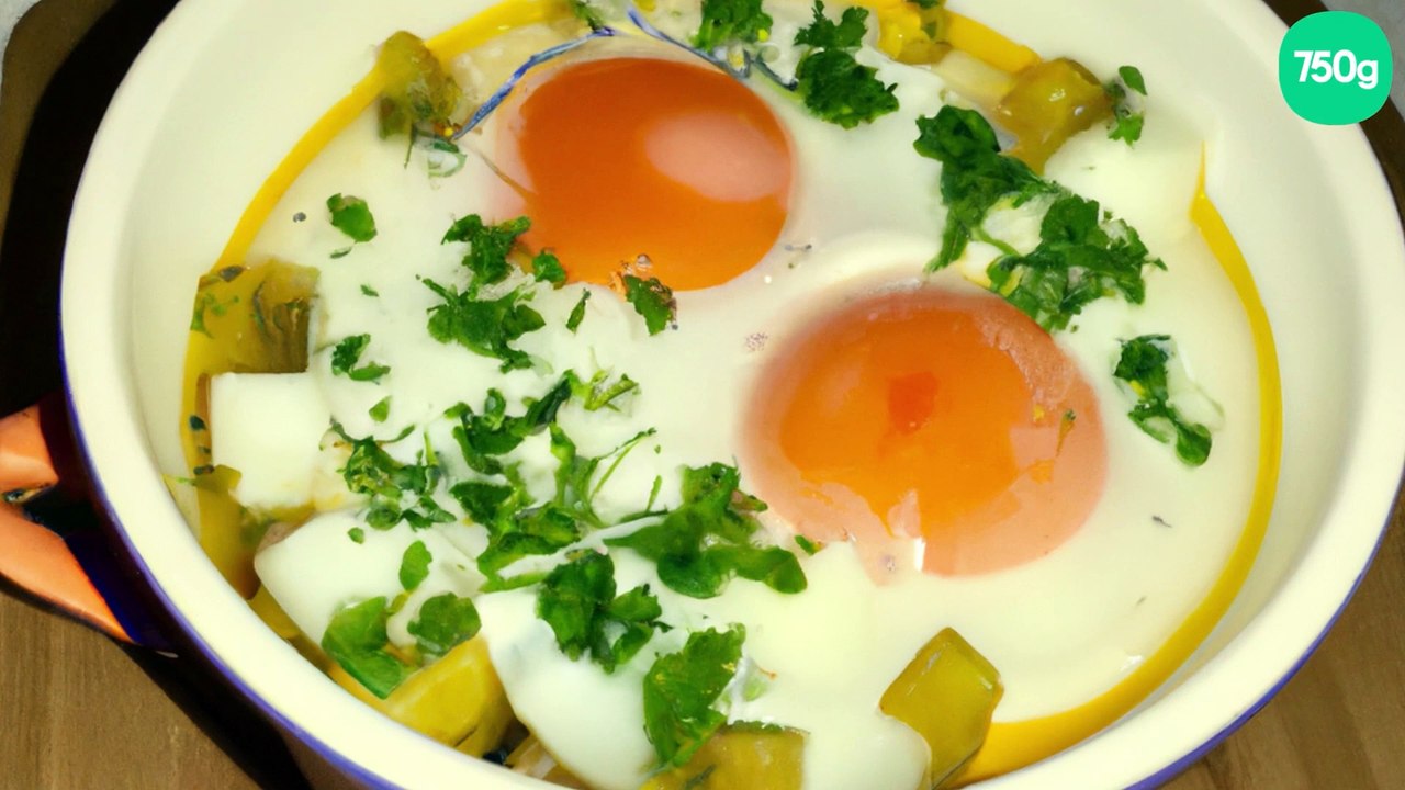 Œuf cocotte au cabecou