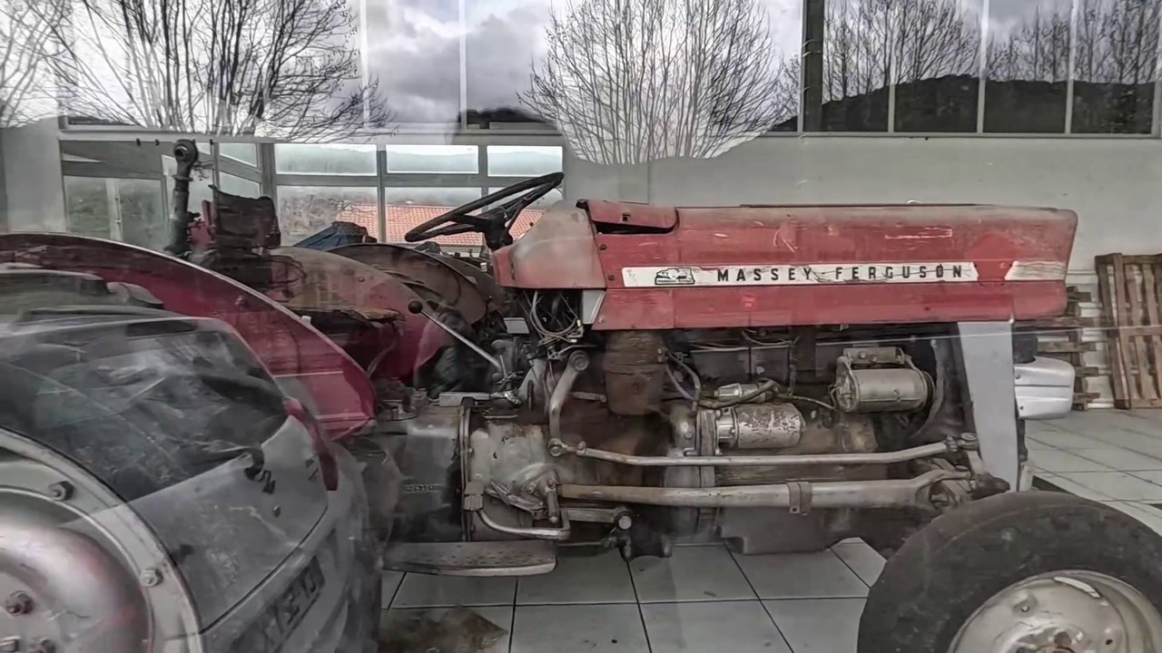 Tracteurs Massey Ferguson et Véhicules Anciens Cachés en Bord de Route !