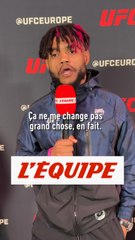 Charrière : « J'espère bien mettre une clim ! » - MMA - UFC Londres
