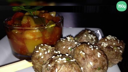 Boulettes de bœuf fourrées