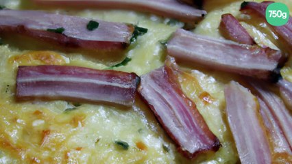 Gratin dauphinois au jambon cru