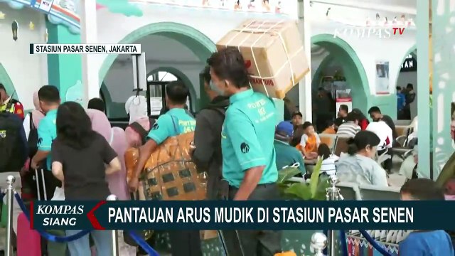 Puncak Arus Mudik di Stasiun Pasar Senen Diprediksi 28-31 Maret 2025