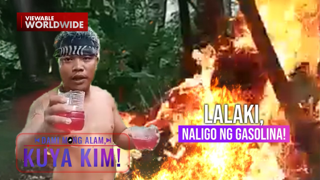 Lalaki, sinilaban ang sarili! | Dami Mong Alam, Kuya Kim!